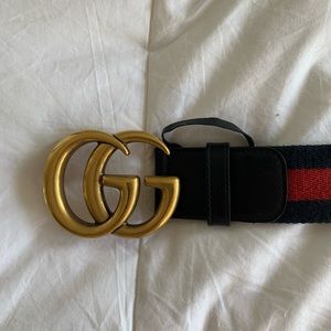 GUCCI red and blue belt